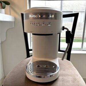 KitchenAid Semi Automatic Espresso Machine in Milkshake